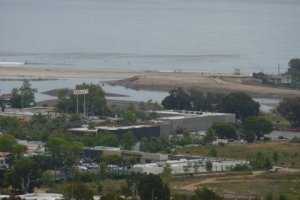 Channel area view from Las Virgenes Rd. (L. Plauzoles 04/13/13)