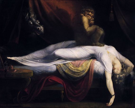 The Nightmare by John Henry Fuseli (at Detroit Museum of Art)