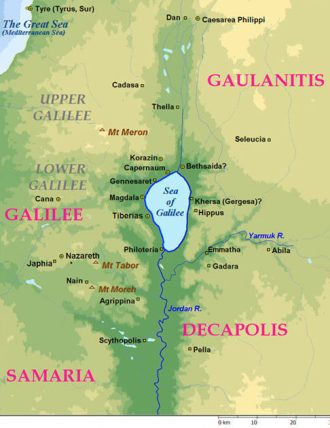 Sea of Galilee in New Testament times (GodsWordFirst)